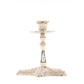 HomeRoots Silver Finish Star Fish Taper Candle Holder