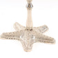 HomeRoots Silver Finish Star Fish Taper Candle Holder