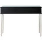 HomeRoots Silver Leaf Console Table With Antiqued Finish