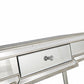 HomeRoots Silver Leaf Console Table With Antiqued Finish