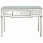 HomeRoots Silver Leaf Console Table With Antiqued Finish