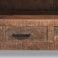 HomeRoots Solid Wood 3 Drawer TV Stand and Media Console