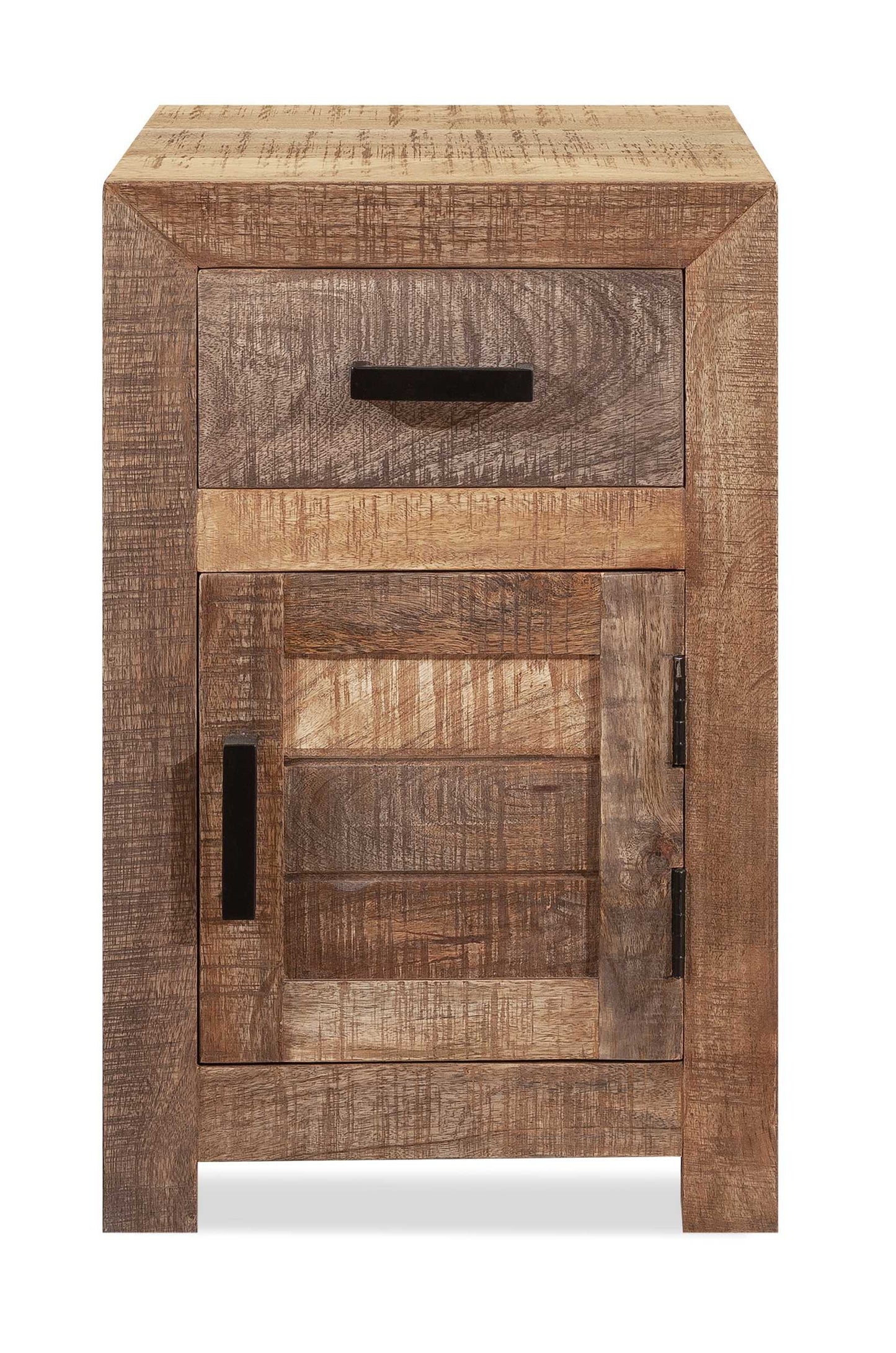 HomeRoots Solid Wood Butcher Block Accent Cabinet or Nightstand