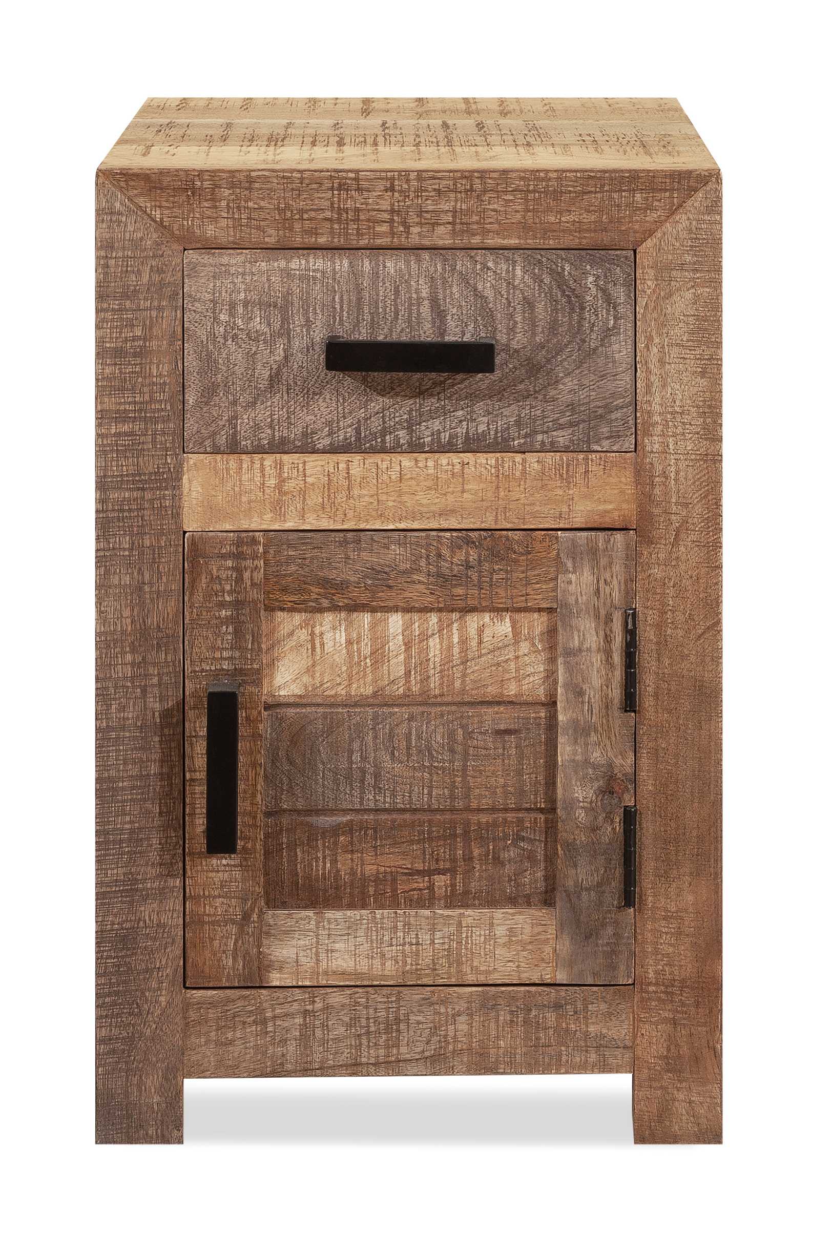 HomeRoots Solid Wood Butcher Block Accent Cabinet or Nightstand