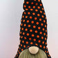 HomeRoots Spooky Orange and Black Halloween Gnome