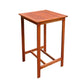 HomeRoots Square Bar Table in Chestnut Brown Finish