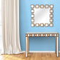 HomeRoots Square Reflective Mirror and Console Table