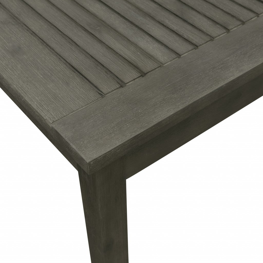 HomeRoots Stacking Table in Dark Grey Finish