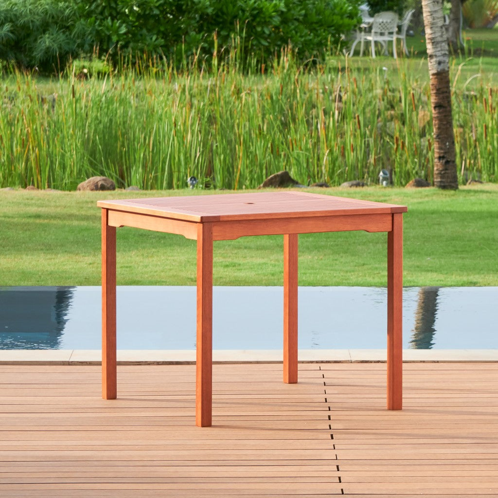 HomeRoots Stacking Table in Honey Finish