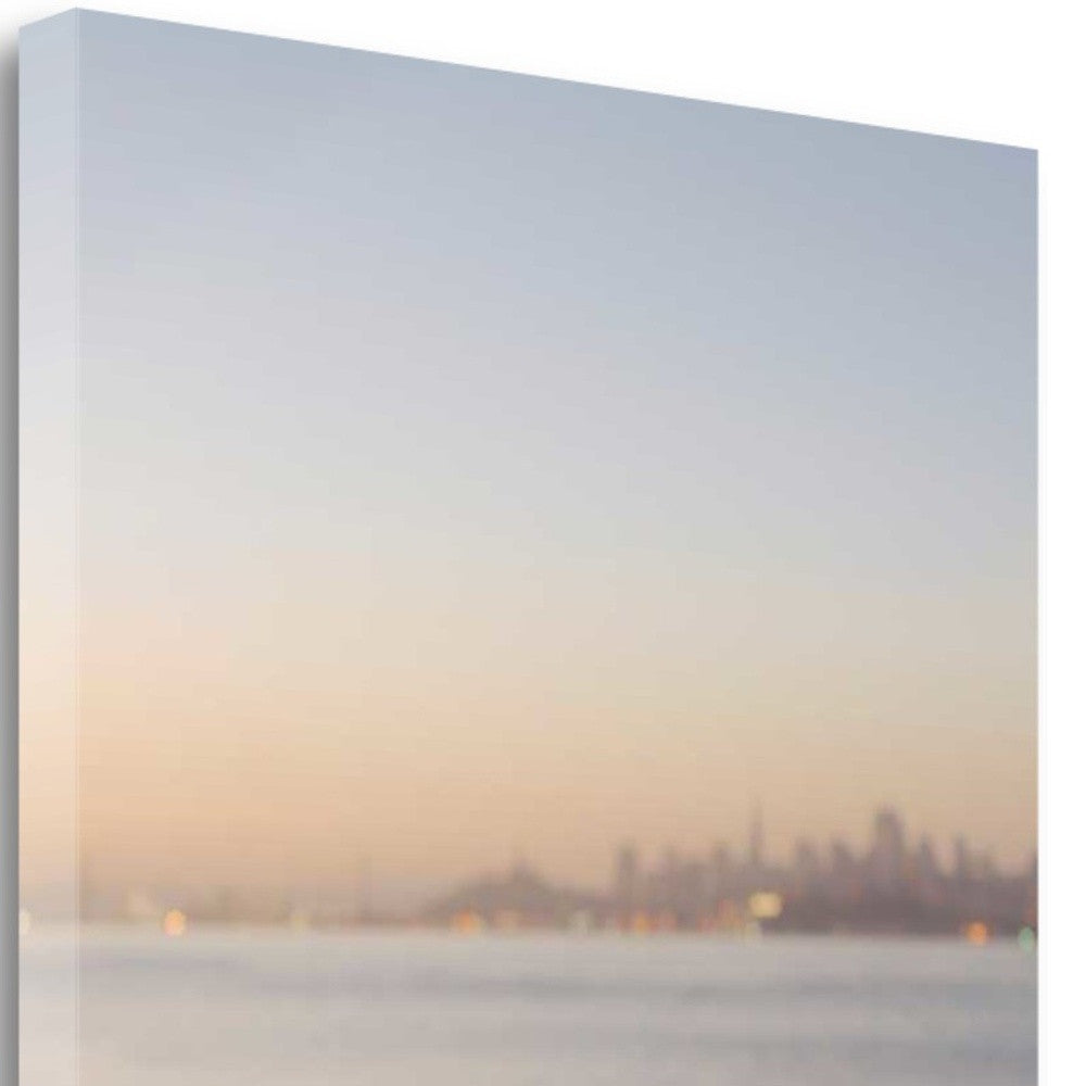 HomeRoots Sunset Date 1 For Two City Giclee Wrap Canvas Wall Art