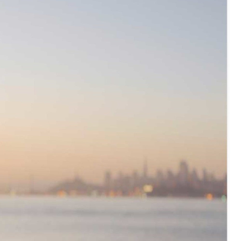 HomeRoots Sunset Date 1 For Two City Giclee Wrap Canvas Wall Art