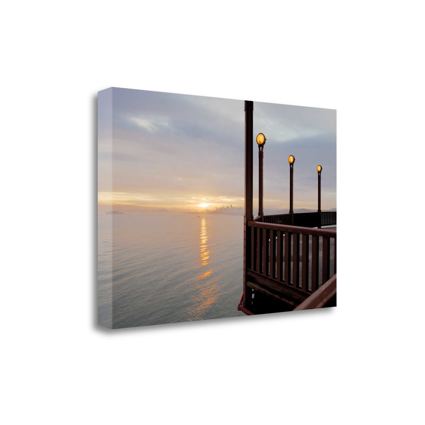 HomeRoots Sunset View on the Balcony 2 Giclee Wrap Canvas Wall Art