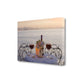HomeRoots Sunset Wine Night For Two City 4 Giclee Wrap Canvas Wall Art