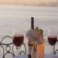 HomeRoots Sunset Wine Night For Two City 4 Giclee Wrap Canvas Wall Art