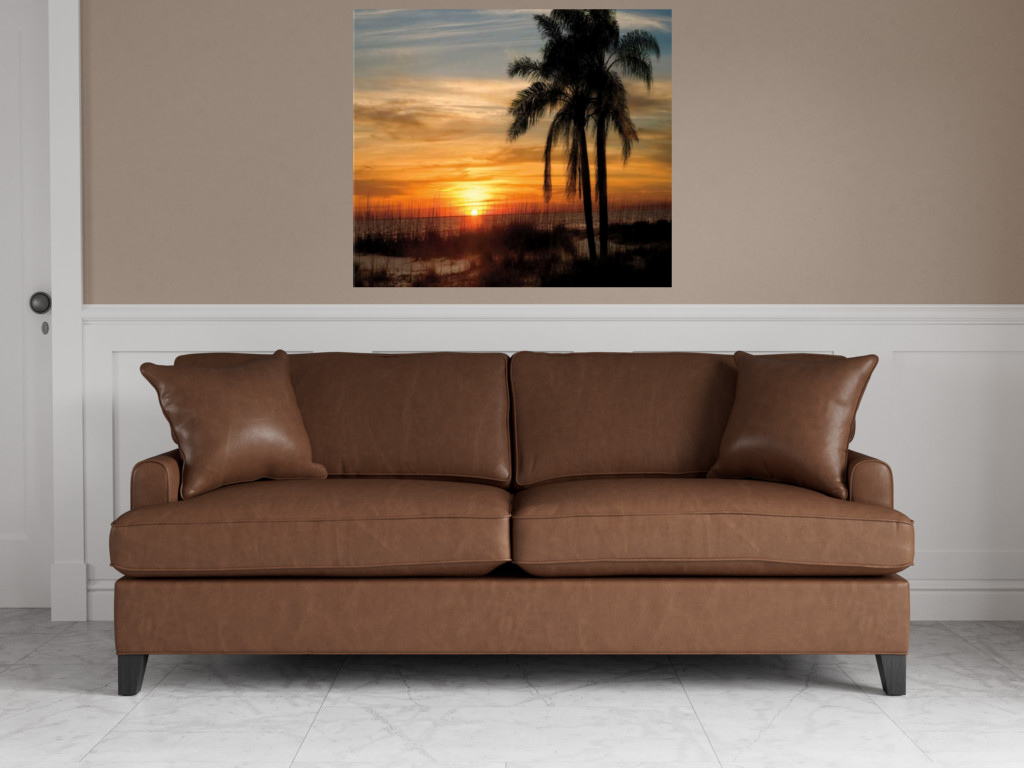 HomeRoots Sunset on the Beach 2 Giclee Wrap Canvas Wall Art