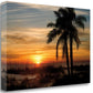 HomeRoots Sunset on the Beach 2 Giclee Wrap Canvas Wall Art