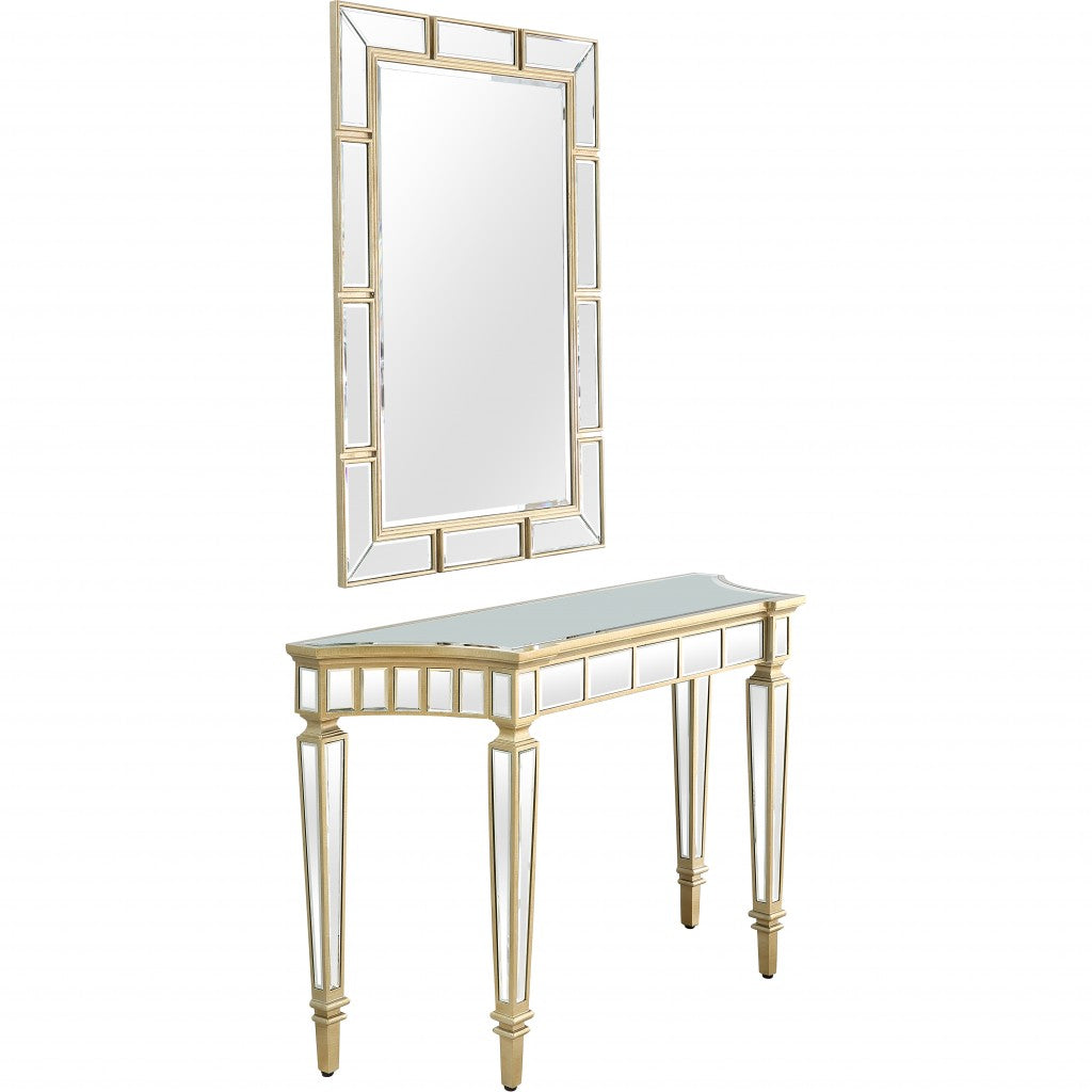 HomeRoots Svelte Mirror and Console Table