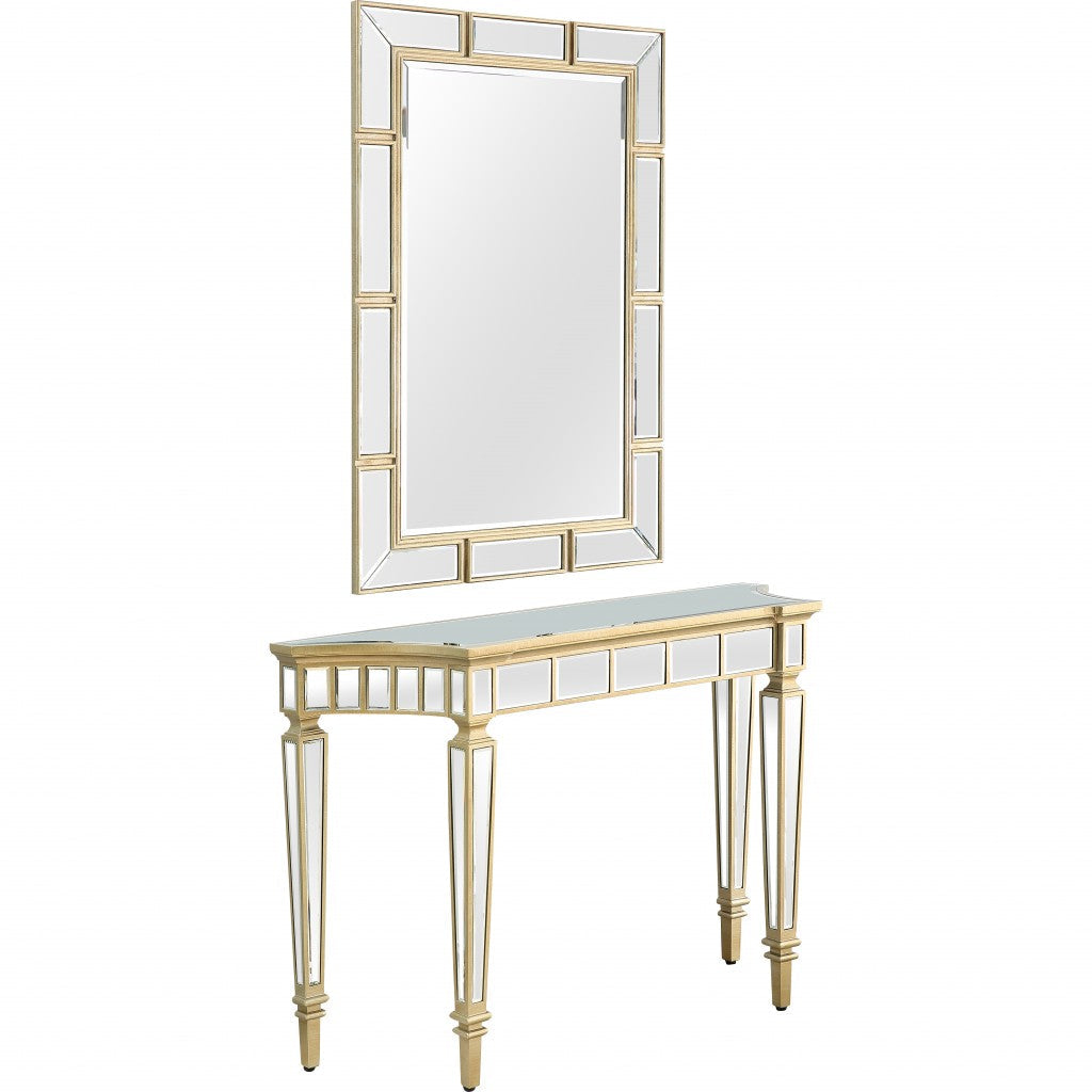 HomeRoots Svelte Mirror and Console Table