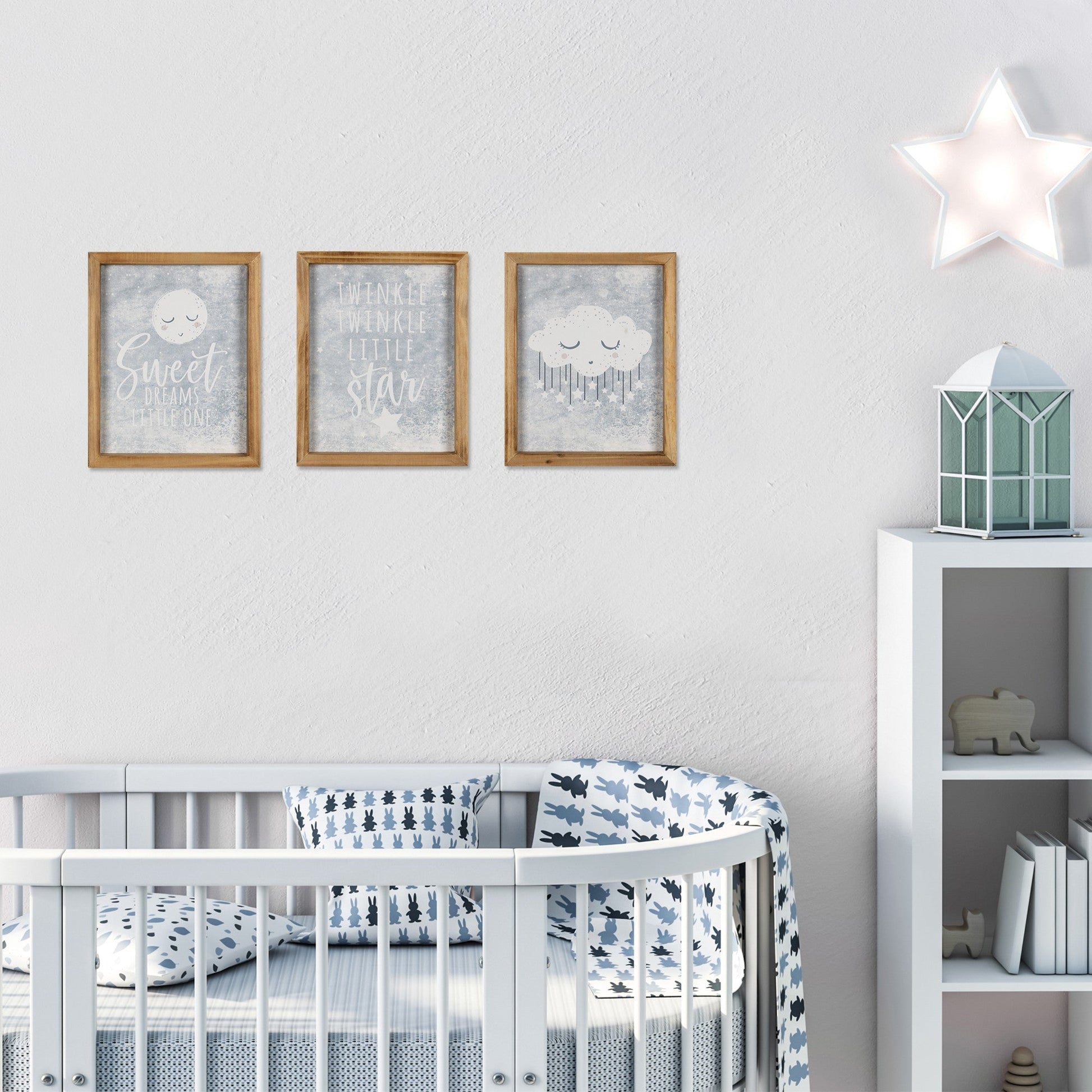 HomeRoots Sweet Dreams Peaceful Wall Art Set