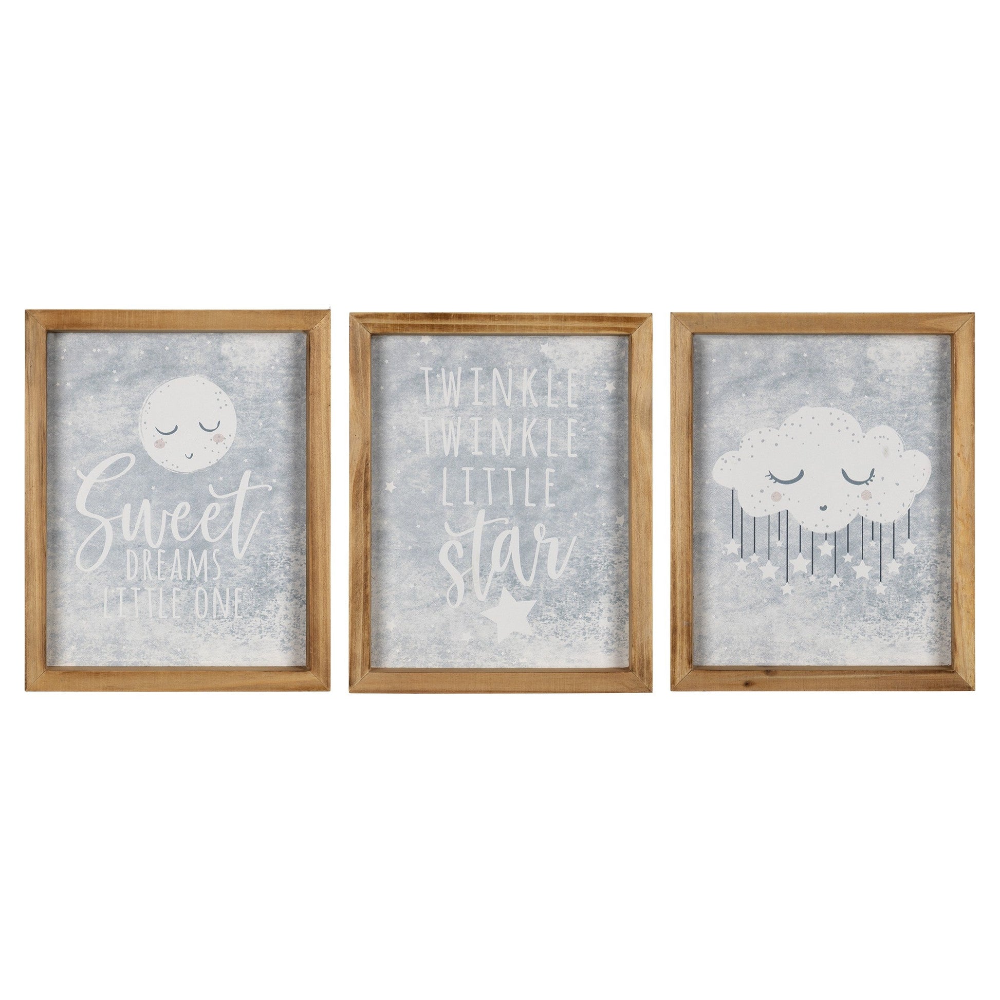HomeRoots Sweet Dreams Peaceful Wall Art Set