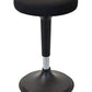 HomeRoots Tall Swivel Active Balance Chair in Black Finish