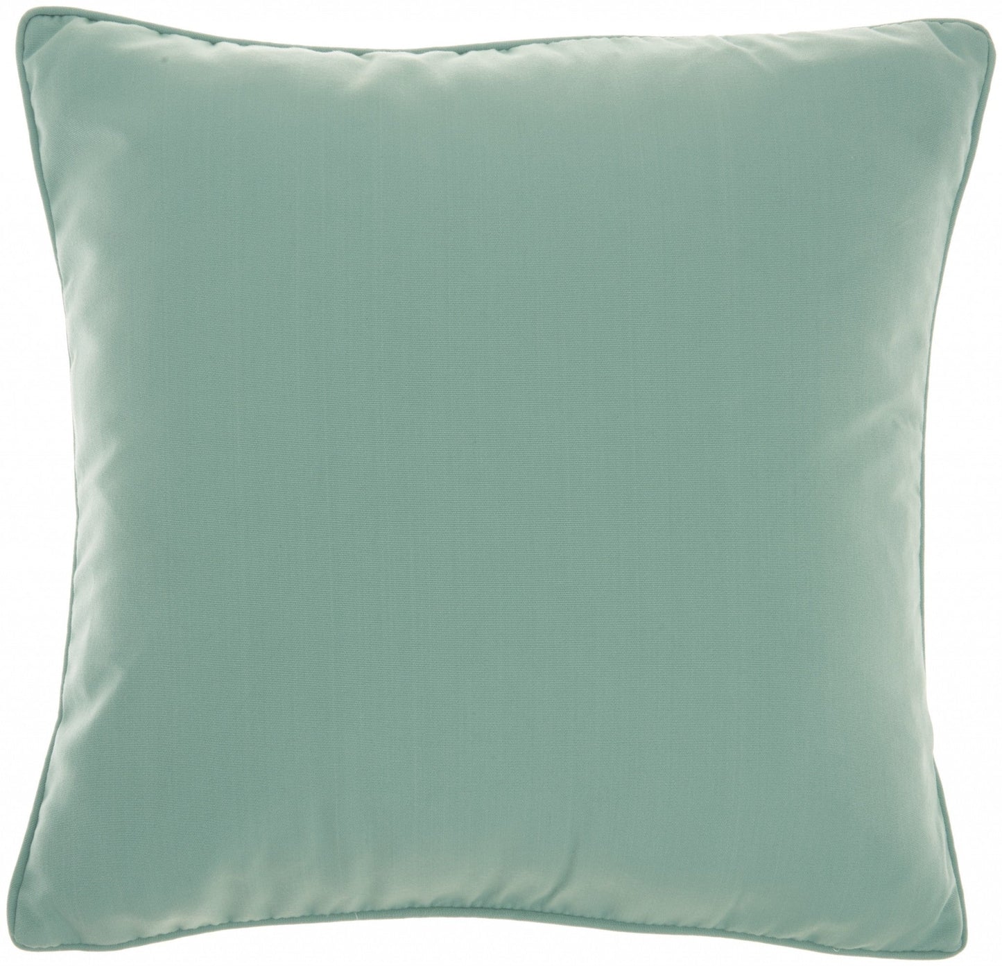 HomeRoots Teal Green Velour Throw Pillow
