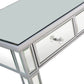 HomeRoots Three Drawer Console Table in Silver Finish