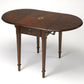 HomeRoots Traditional Drop Leaf Table in Cherry Brown Finish