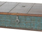 HomeRoots Traditional Storage Trunk Coffee Table With Brown and Green Finish