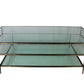 HomeRoots Triple Layered Coffee Table in Clear Glass Finish