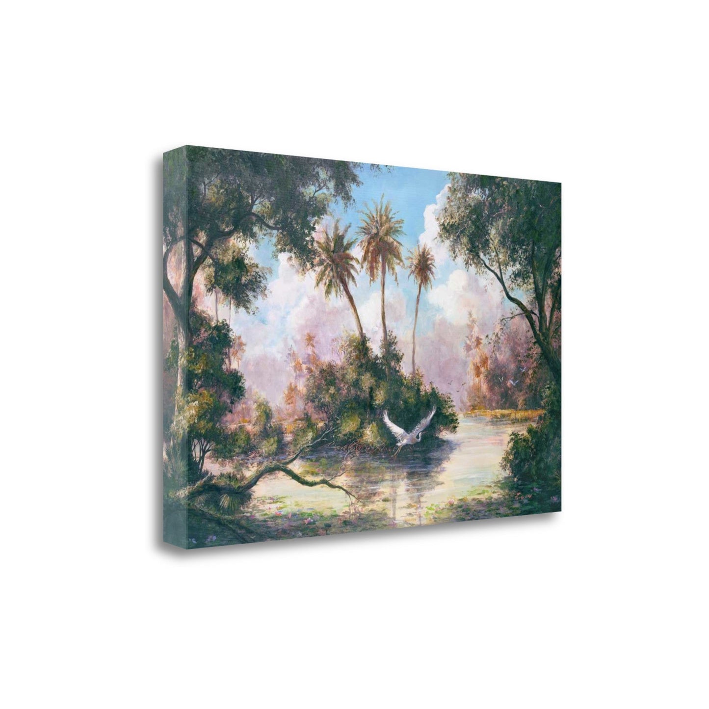 HomeRoots Tropical Everglades 1 Giclee Wrap Canvas Wall Art