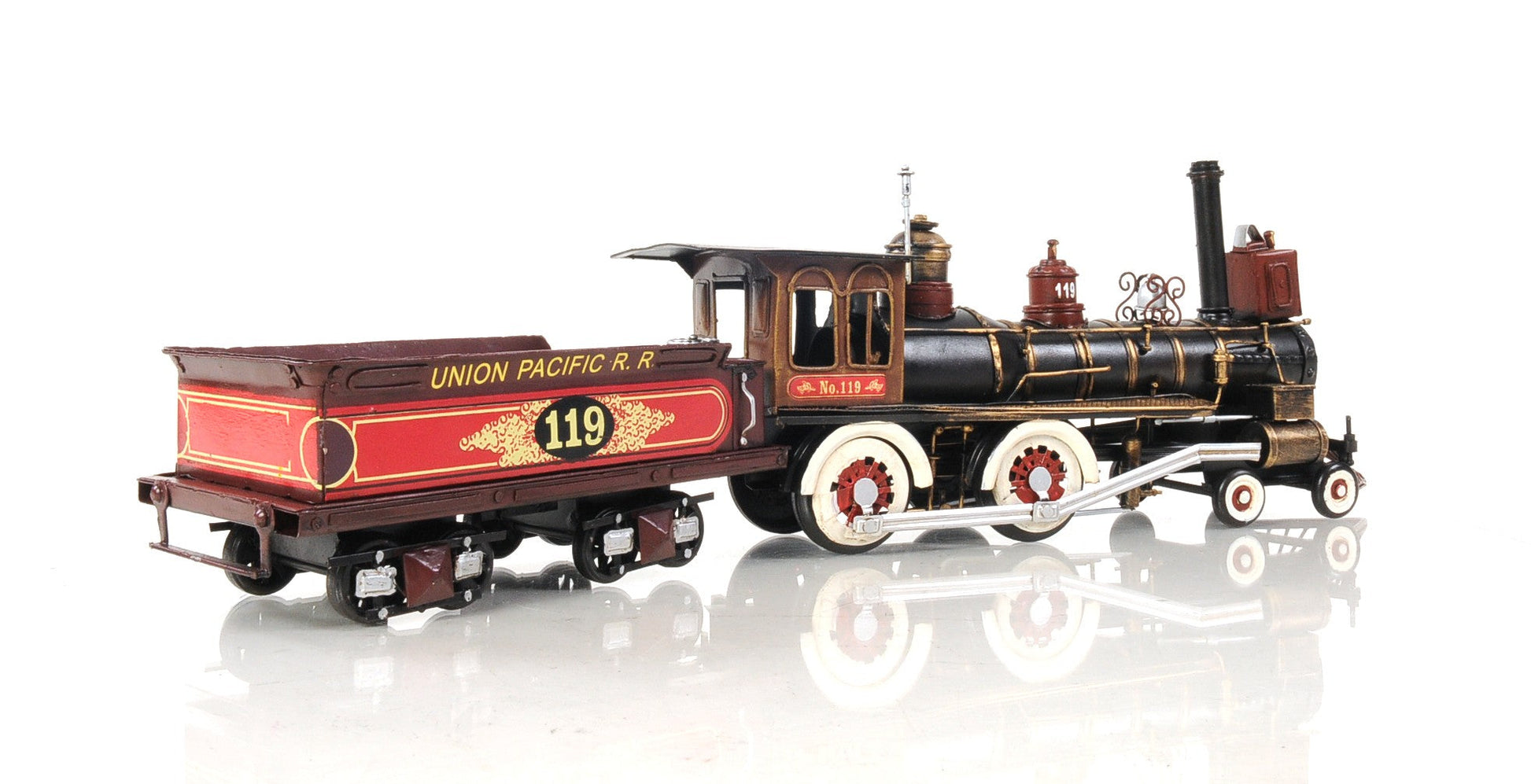HomeRoots Union Pacific Locomotive Sculpture
