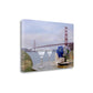 HomeRoots Up Close Beach Style Brunch For Two Golden Gate Bridge 3 Giclee Wrap Canvas Wall Art
