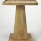 HomeRoots Updated Natural Wood Game Table With Natural Wood Finish