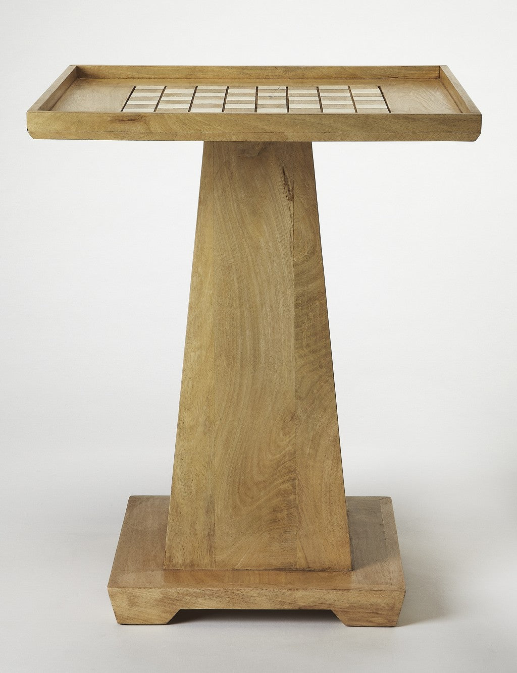 HomeRoots Updated Natural Wood Game Table With Natural Wood Finish