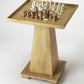 HomeRoots Updated Natural Wood Game Table With Natural Wood Finish