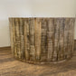 HomeRoots Updated Rustic Round Stump Coffee Table