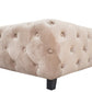 HomeRoots Velvety Beige Modern Square Coffee Table
