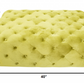 HomeRoots Velvety Green Modern Square Coffee Table