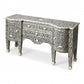 HomeRoots Victoria Black Bone Inlay Buffet