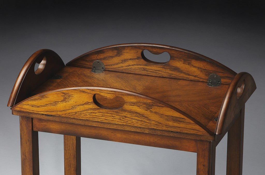 HomeRoots Vintage Oak Table
