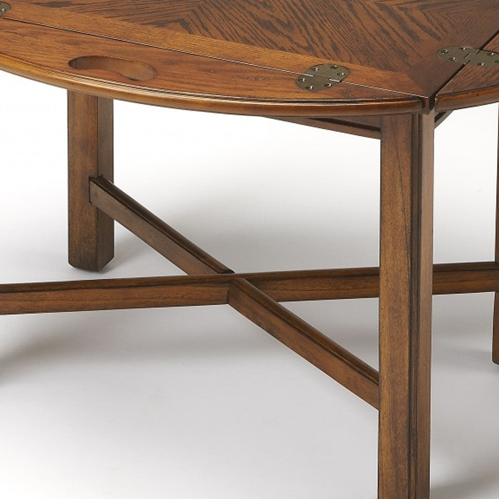 HomeRoots Vintage Oak Table
