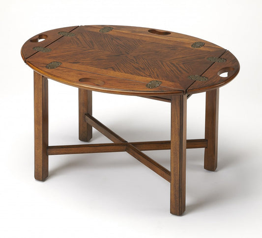 HomeRoots Vintage Oak Table