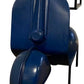 HomeRoots Vintage Scooter Bar Cart in Blue Finish