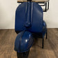 HomeRoots Vintage Scooter Bar Cart in Blue Finish