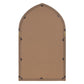 HomeRoots Vintage Wood and Iron Wall Mirror