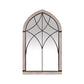 HomeRoots Vintage Wood and Iron Wall Mirror