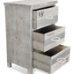 HomeRoots Wash Wood Accent Cabinet With Nautical Gray Finish