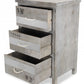 HomeRoots Wash Wood Accent Cabinet With Nautical Gray Finish