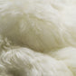 HomeRoots White 2" x 3" Natural Sheepskin Fur Area Rug